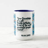 Batik-Kombitasse CM02-01 Stier Tasse (Zentrum)