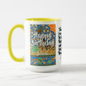 Batik-Kombitasse CM03-01 Zwillinge Tasse (Links)