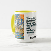 Batik-Kombitasse CM03-01 Zwillinge Tasse (Vorderseite Links)