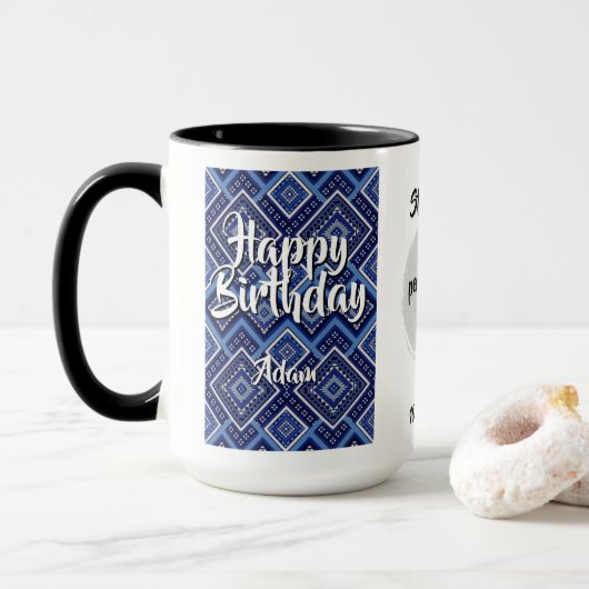 Batik-Kombitasse CM08-01 Skorpion Tasse (Mit Donut)