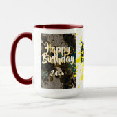 Batik-Kombitasse CM09-01 Schütze Tasse (Links)