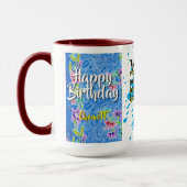 Batik-Kombitasse CM11-01 Wassermann Tasse (Links)