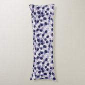 Batik Lila Blätter und Weinbilder Seitenschläferkissen (Vorderseite Vertikal)