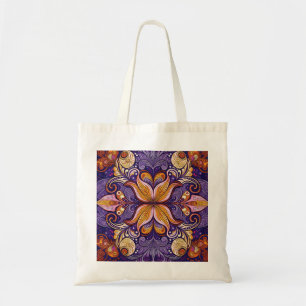 Batik Lila Tragetasche