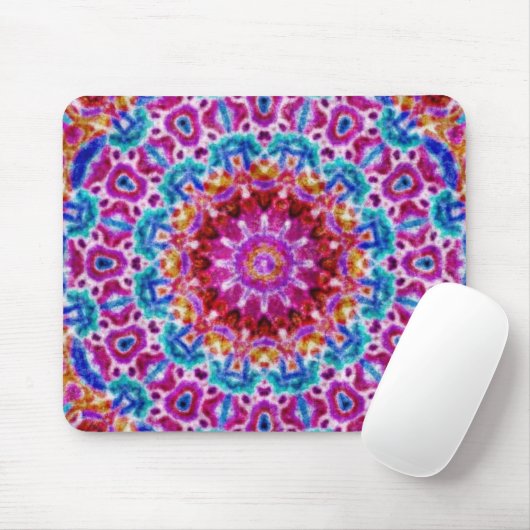 Batik-Mandala Mousepad (Mit Mouse)