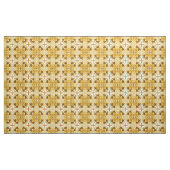 Batik Mandala Muster Mustard Gold und Brown Stoff (Yard (91,4 cm))