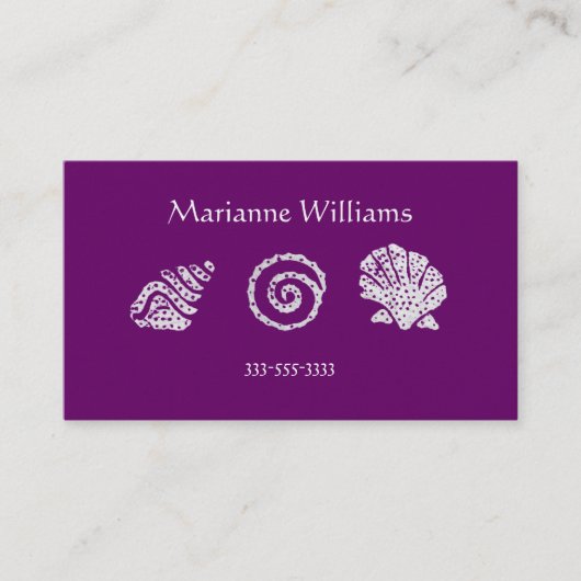 Batik-Muscheln-Mama oder nennende Karte (Vorderseite)