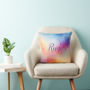 Batik Muster bunt Kissen