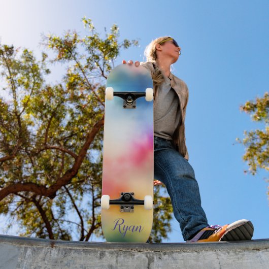 Batik Muster bunt Skateboard (Außenbereich 1)