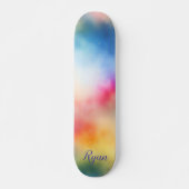 Batik Muster bunt Skateboard (Vorne)