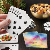 Batik Muster bunt Spielkarten (In Situ)