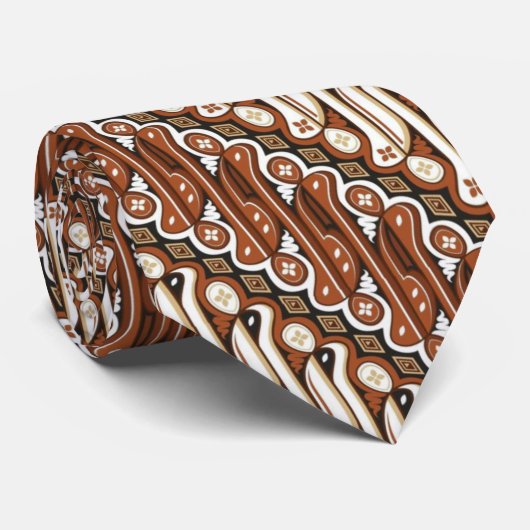 Batik Neck Tie Krawatte (Gerollt)