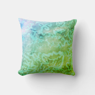 Batik Painting Boho Fibre Art Pillow Kissen