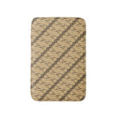 Batik Parang, indonesisches Muster, Javanisch, eth Badematte (Vorderseite Vertikal)