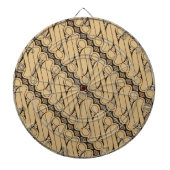 Batik Parang, indonesisches Muster, Javanisch, eth Dartscheibe (vorne)