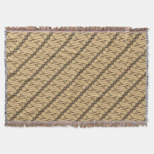 Batik Parang, indonesisches Muster, Javanisch, eth Decke