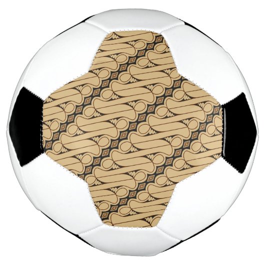 Batik Parang, indonesisches Muster, Javanisch, eth Fußball (Gedreht)