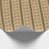 Batik Parang, indonesisches Muster, Javanisch, eth Geschenkpapier (Ecke)