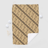 Batik Parang, indonesisches Muster, Javanisch, eth Golfhandtuch (Insitu)