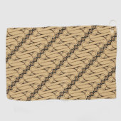 Batik Parang, indonesisches Muster, Javanisch, eth Golfhandtuch (Horizontal)