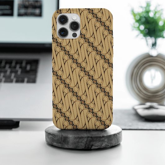 Batik Parang, indonesisches Muster, Javanisch, eth iPhone Hülle