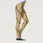 Batik Parang, indonesisches Muster, Javanisch, eth Leggings (Rechts)