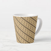 Batik Parang, indonesisches Muster, Javanisch, eth Milchtasse (Rechte Ecke)