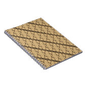 Batik Parang, indonesisches Muster, Javanisch, eth Notizblock (Rechte Seite)
