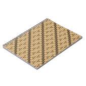 Batik Parang, indonesisches Muster, Javanisch, eth Notizblock (Linke Seite)