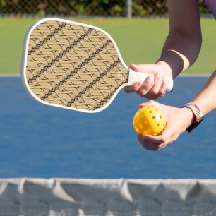 Batik Parang, indonesisches Muster, Javanisch, eth Pickleball Schläger