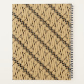 Batik Parang, indonesisches Muster, Javanisch, eth Planer (Rückseite)