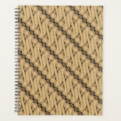 Batik Parang, indonesisches Muster, Javanisch, eth Planer (Vorderseite)