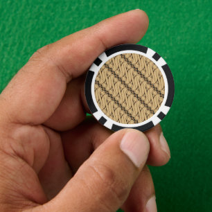 Batik Parang, indonesisches Muster, Javanisch, eth Pokerchips