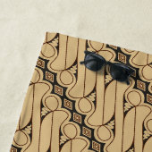 Batik Parang, indonesisches Muster, Javanisch, eth Strandtuch (Beispiel)