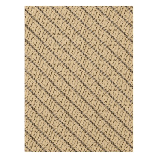 Batik Parang, indonesisches Muster, Javanisch, eth Tischdecke (Vorderseite)