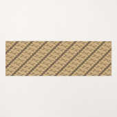 Batik Parang, indonesisches Muster, Javanisch, eth Yogamatte (Vorderseite (Horizontal))