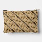 Batik Parang, indonesisches Muster, Javanisch, eth Zubehörtasche (Rückseite)