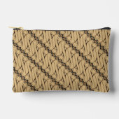 Batik Parang, indonesisches Muster, Javanisch, eth Zubehörtasche (Vorderseite)