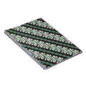 Batik Parang Yogyakarta in verschiedenen modernen Notizblock (Rechte Seite)