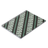 Batik Parang Yogyakarta in verschiedenen modernen Notizblock (Linke Seite)