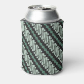 Batik Parang Yogyakarta: Modernes Muster der Flora Dosenkühler (Kanne Rückseite)