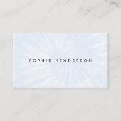 Batik | Pastel Blue Modern Boho Hippie Visitenkarte (Vorderseite)