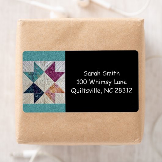 Batik Quilt Address Labels (Insitu)