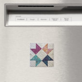Batik Quilt Magnet (In Situ (Geschirrspüler))