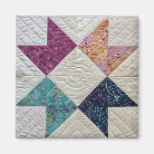 Batik Quilt Magnet (Vorne)