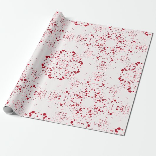 Batik Scatter© red Geschenkpapier (Ungerollt)