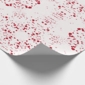 Batik Scatter© red Geschenkpapier (Ecke)