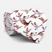 Batik-staubige Rosen-Gänse in den Krawatte (Gerollt)