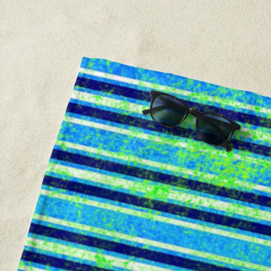 Batik Stripes und Starfish Strandtuch (Beispiel)