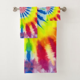 Batik Style Badhandtuch Set